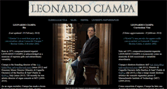 Desktop Screenshot of leonardociampa.com